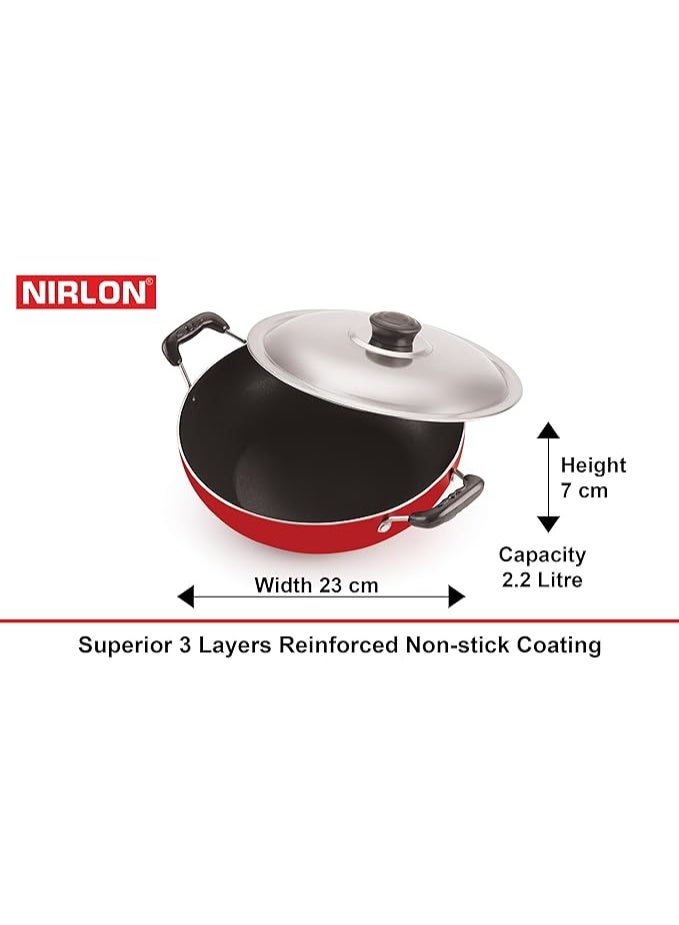 Nirlon Non-Stick Aluminium Home and Kitchen Cookware Combo Set - Image 4