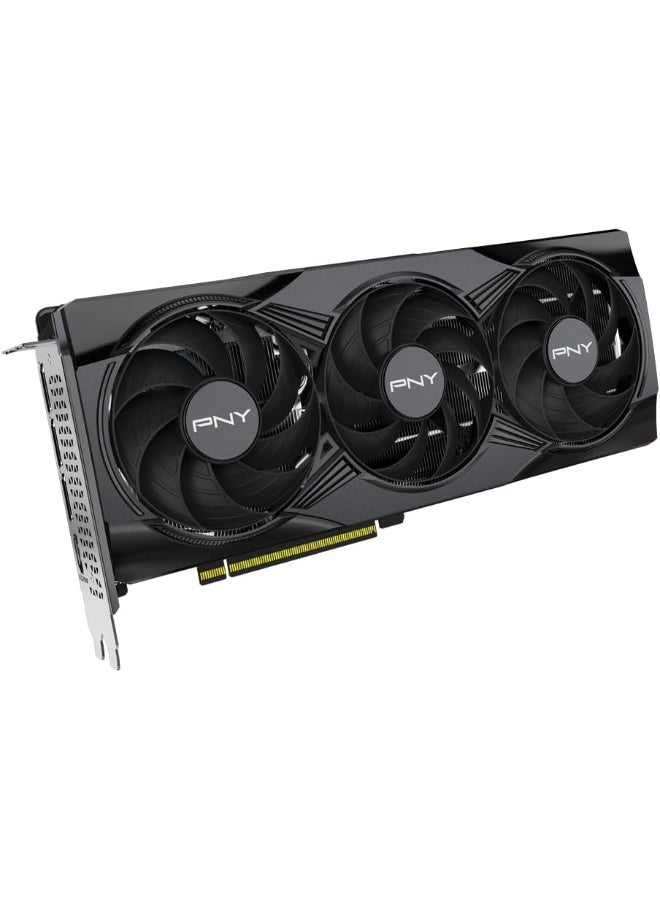 PNY GeForce RTX 5060 8GB ARGB Overclocked Triple Fan DLSS 4 Graphics Card black - Image 4