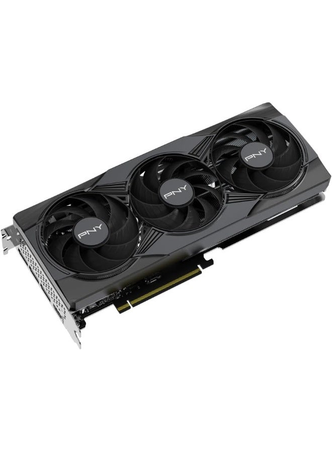 PNY GeForce RTX 5060 8GB ARGB Overclocked Triple Fan DLSS 4 Graphics Card black - Image 3