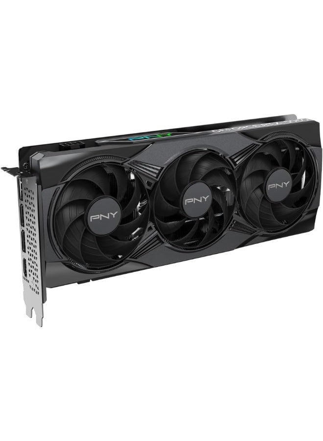 PNY GeForce RTX 5060 8GB ARGB Overclocked Triple Fan DLSS 4 Graphics Card black - Image 2