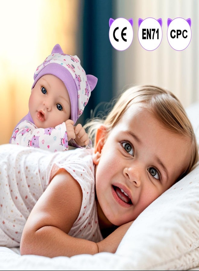 Aori Lifelike Reborn Baby Dolls Girl - Realistic 18-Inch Newborn Baby Doll That Look Real, Nice Gift Set for Kids, Parents-to-be, Grandparents - Image 4