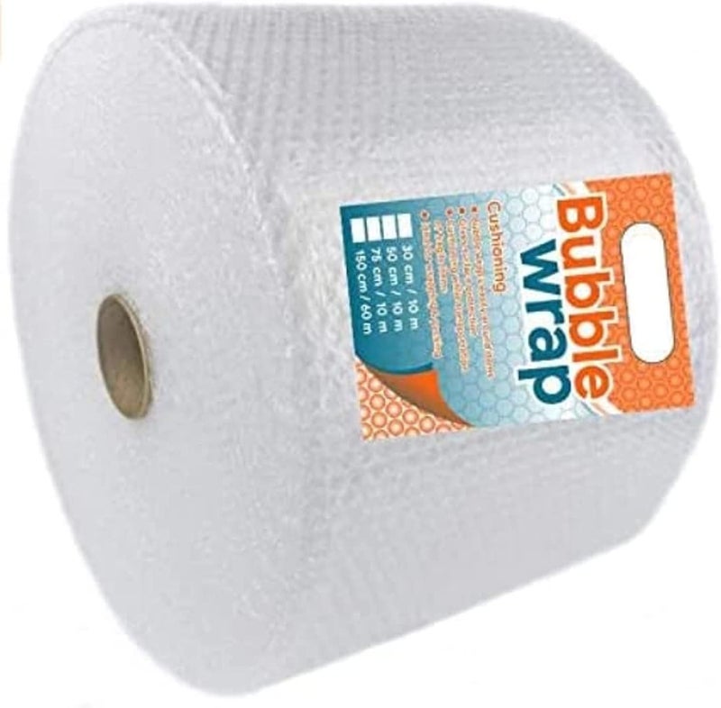 AQ AQSON AQSON Bubble Wrap Cushioning Roll - 50 cm x 10 m for Packaging and Shipping - Image 1