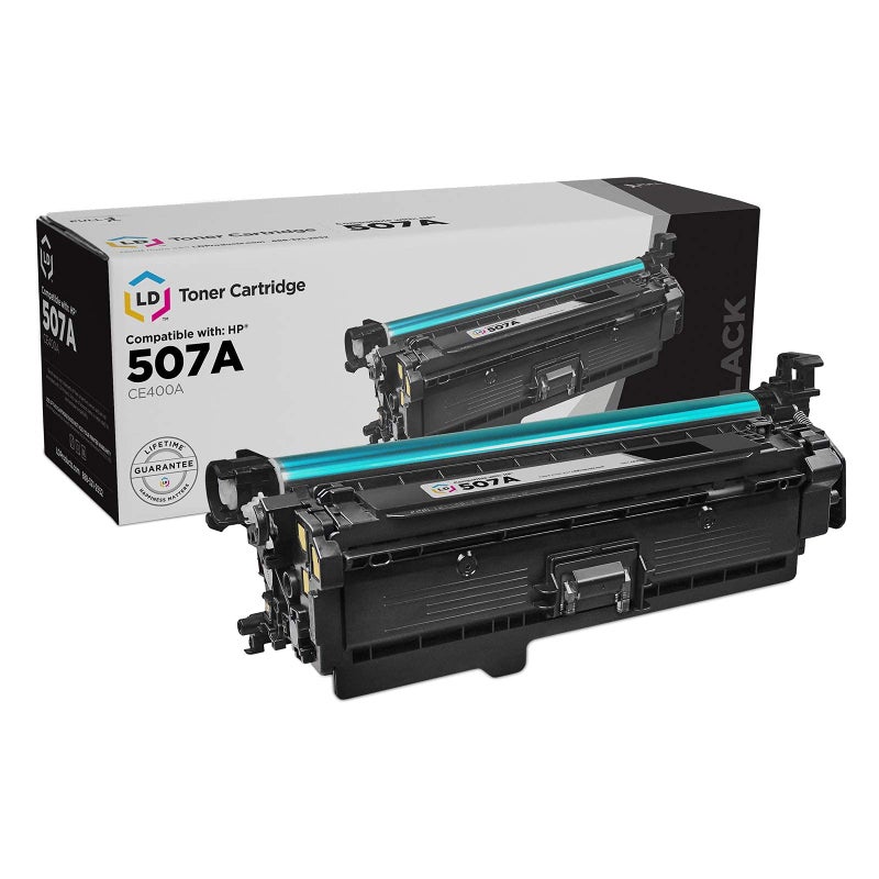 LD Products Remanufactured Toner Cartridge Replacement for HP 507A CE400A 507X CE400X (Standard Yield, Black) for use in Laserjet Enterprise M551n M551dn M551xh M570dw M570dn M575c M575dn M575f - Image 1
