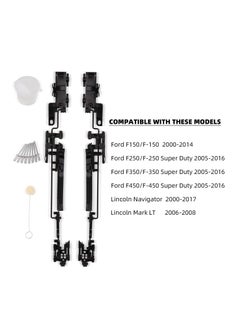 Excefore Sunroof Repair Kit, Compatible with Ford F150/F250/F350/F450, Assembly Parts Replace, 02ESR1201ABK Sunroof Track Assembly  - Image 2