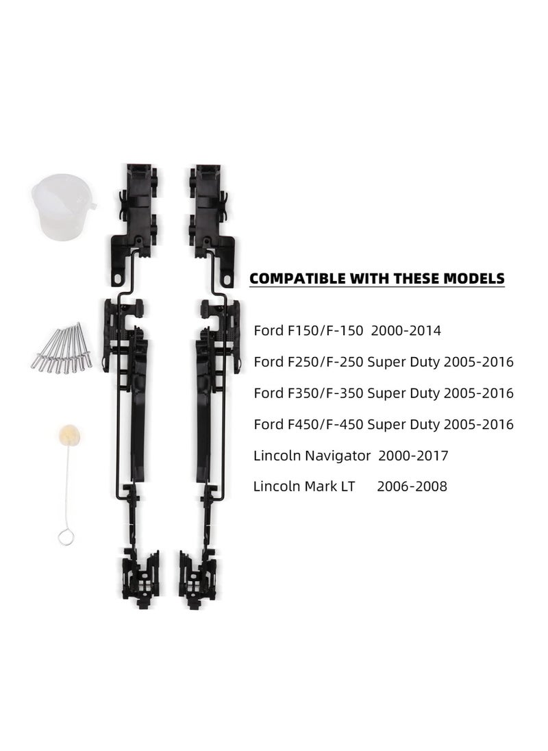 Excefore - Sunroof Repair Kit, Compatible with Ford F150/F250/F350/F450, Assembly Parts Replace, 02ESR1201ABK Sunroof Track Assembly - Image 1