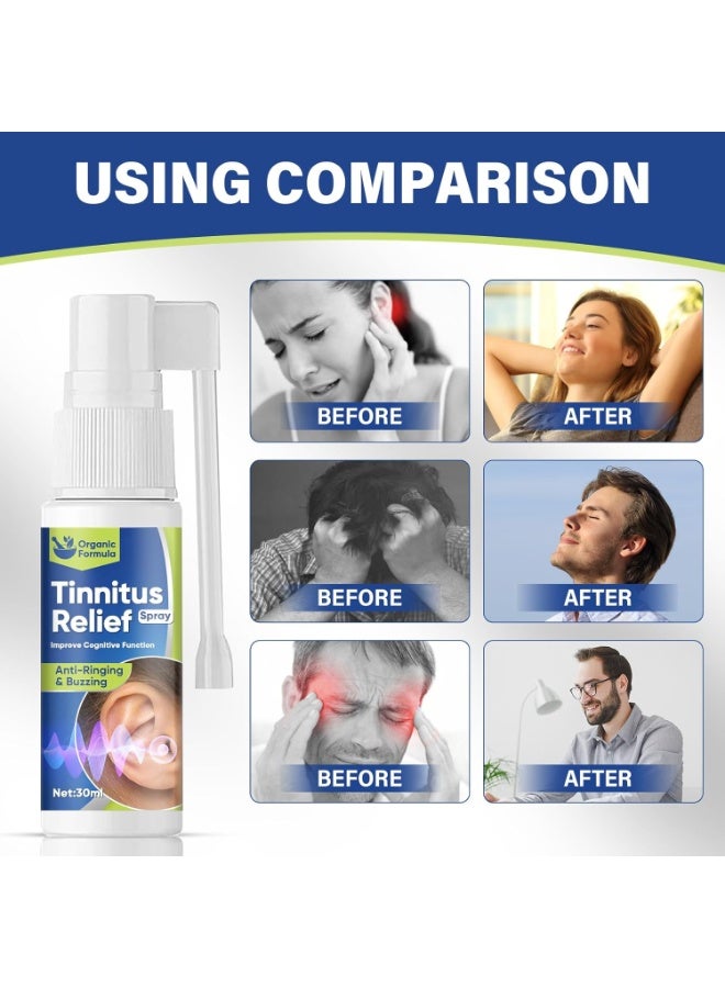 SYOSI Tinnitus Relief for Ringing Ears, Ringing Relief Drops-Ear Wax Removal, Natural Herbal Formula Tinnitus Oil Effectively Relieve Earache, Itching & Improve Hearing, 30ml-Blue - Image 5