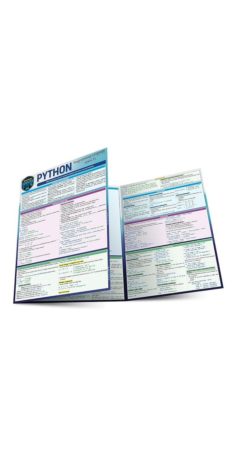 Python Programming Language: A QuickStudy Laminated Reference Guide - Image 1