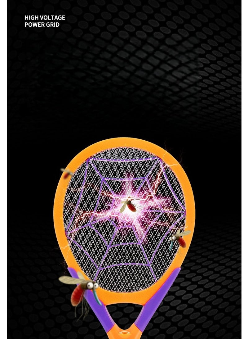 Nariele New Rechargeable Dual Switch with LED Light Electric Mosquito Swatter - Image 2