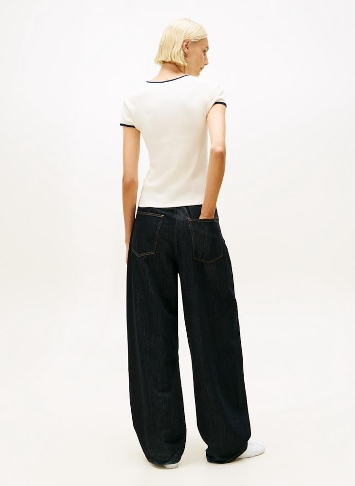 تومي هيلفيغر تيشيرت بياقة دائرية برسومات - Image 2