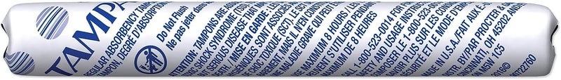 Hospeco Hospeco Tampax Tampons for Vending Dispenser in Vending Tubes, Hospeco T500,(Case of 500), 7 Count, White 