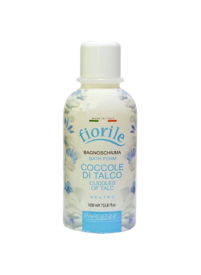 Fiorile Bath Foam Talc 1000ML | Nourishing & Moisturizing Bath Foam | Maintain Soft & Smooth Skin | Daily Use Body Cleanser - Image 1