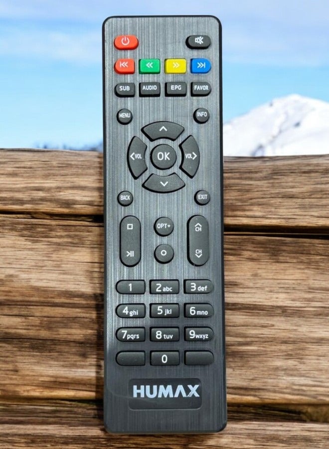 Humax Universal Remote Control - Ergonomic Design with Dedicated Playback and EPG Buttons - Image 1