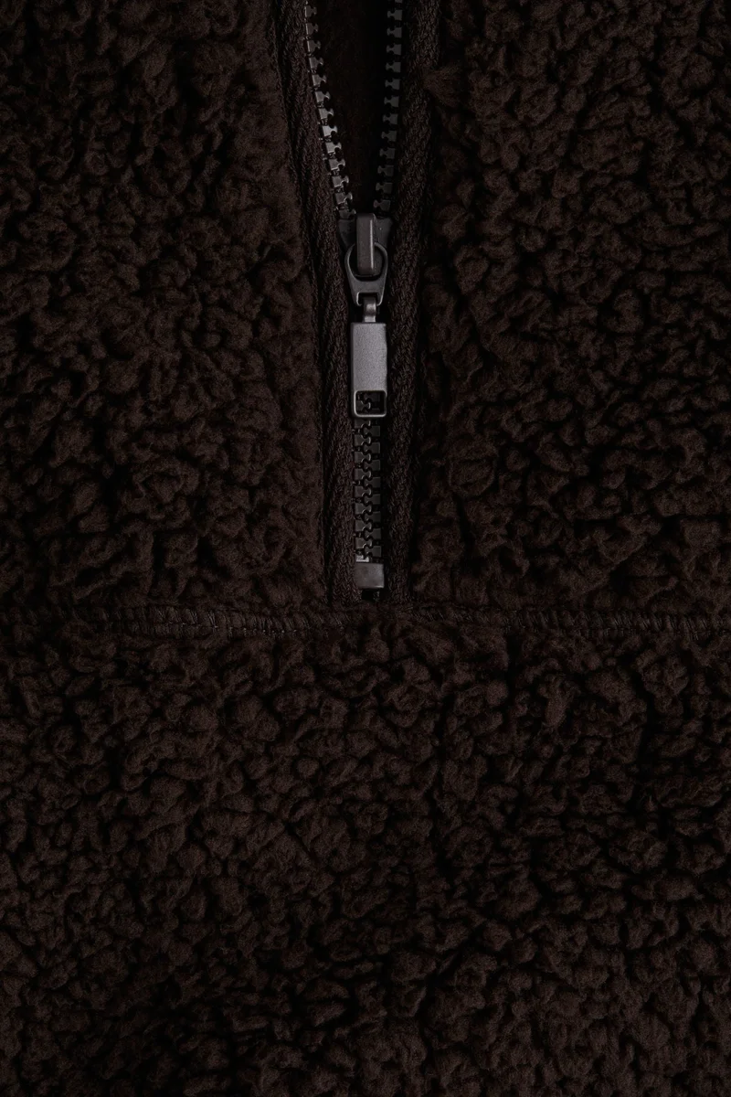 H&M Zip-top teddy sweatshirt