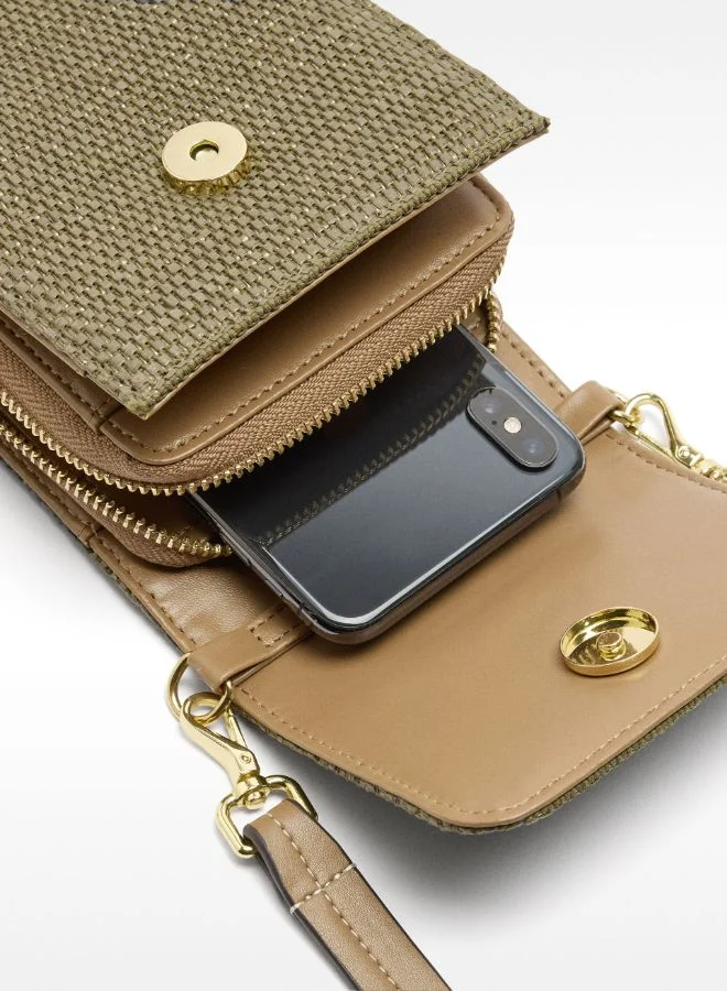 PARFOIS STRAW-EFFECT PHONE CASE
