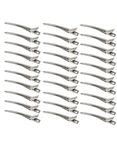 HA 30 Packs Hair Clips, Duck Bill Clips, Hair Coloring, Hair Clips & Barrettes, 3.5 Inches Rustproof Metal Alligator Curl Clips with Holes for Hair Styling, Silver - pzsku/ZC159F31D2F4DD22B48C1Z/45/_/1737032421/79b30e40-3771-4228-8732-c080ac8cbb0f