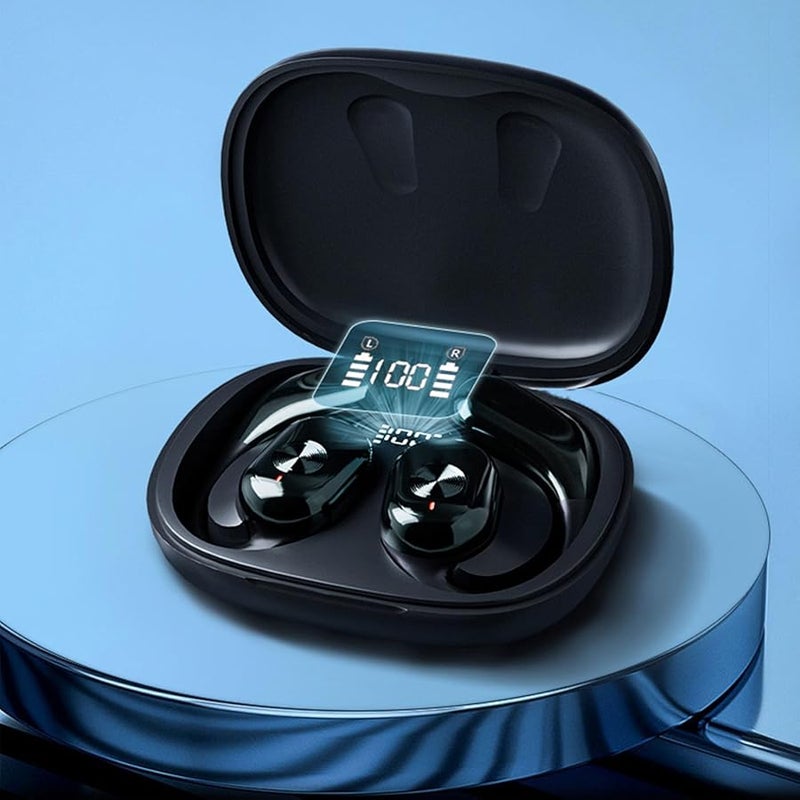 Black Language Translator Earbuds Real Time 144 Languages Bluetooth Noise Reduction Fingerprint Control - Image 4