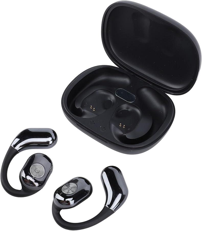 Black Language Translator Earbuds Real Time 144 Languages Bluetooth Noise Reduction Fingerprint Control - Image 2