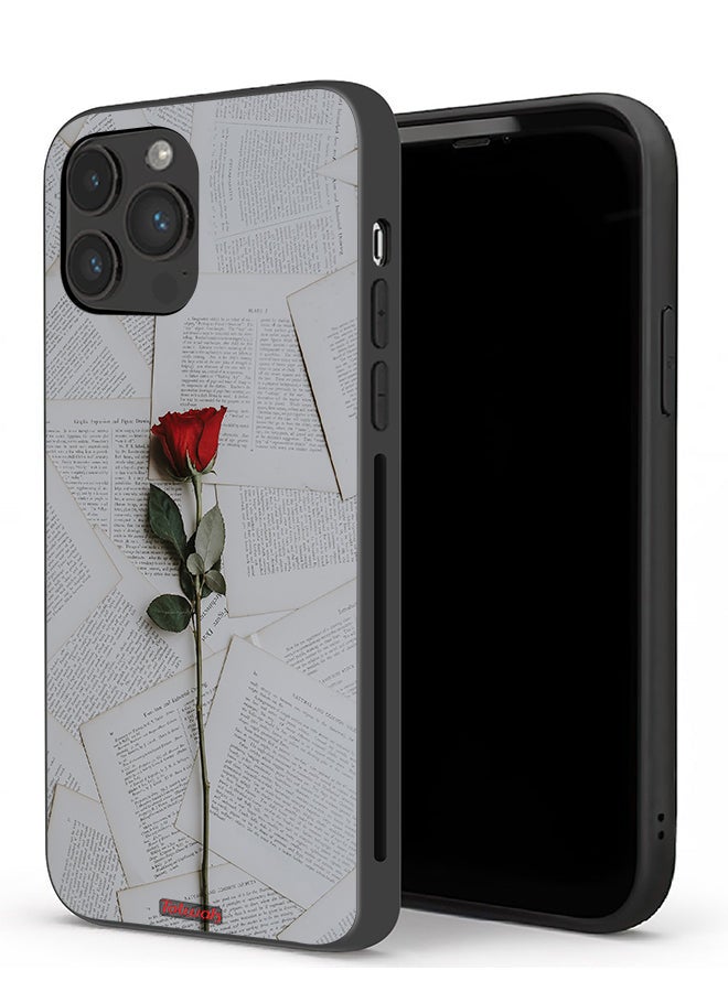 Tolwak Apple iPhone 13 Pro Max Protective Case Rose On Papers - Image 1