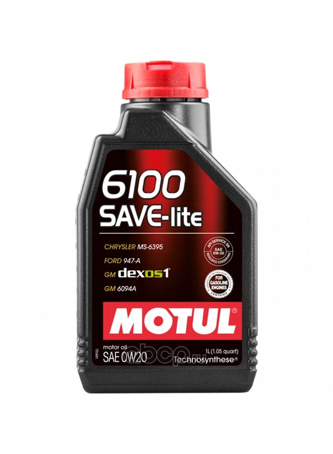 Motul 0W20-Save-Lite-6100 engine oil one liter