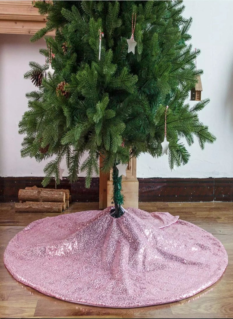 Generic 1pc Sequin Christmas Tree Skirt - Image 1