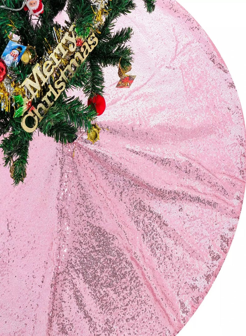 Generic 1pc Sequin Christmas Tree Skirt - Image 2