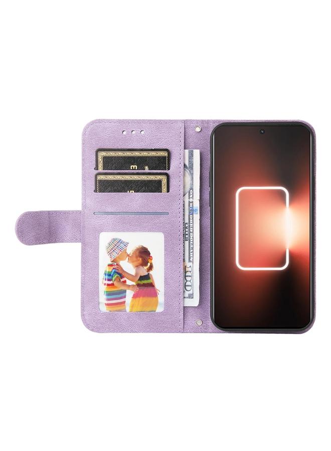 اس-توب جراب لهاتف Realme GT Neo 5 5G / GT3 مصنوع من الجلد مع أزرار معدنية وغطاء هاتف من الجلد بتصميم شجرة الحياة - Image 4