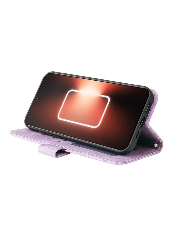 اس-توب جراب لهاتف Realme GT Neo 5 5G / GT3 مصنوع من الجلد مع أزرار معدنية وغطاء هاتف من الجلد بتصميم شجرة الحياة - Image 5