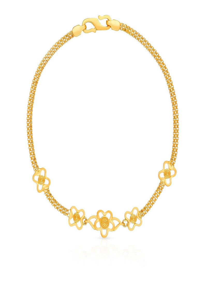 Malabar Gold and Diamonds 22 KT 916 Purity Gold Bracelet DZBR359Y7  - Image 1