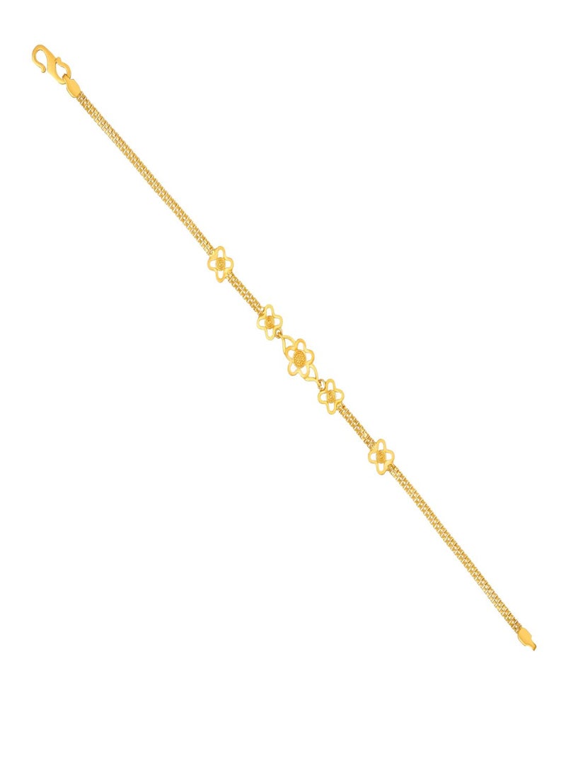 Malabar Gold and Diamonds 22 KT 916 Purity Gold Bracelet DZBR359Y7  - Image 2