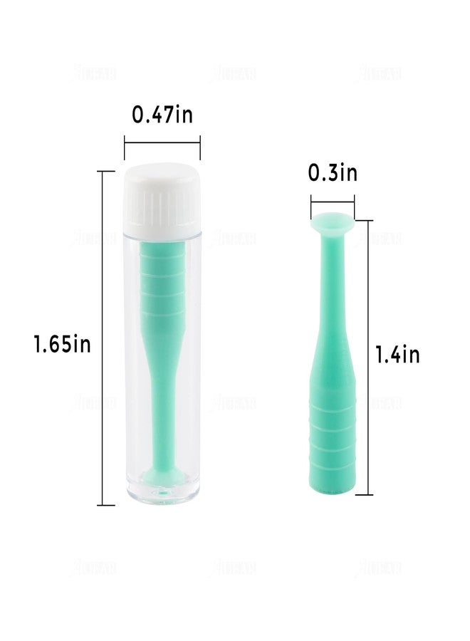 AUEAR, Pack of 10 Soft Silicone Contact Scleral Lens Insertion Tool Plunger for Hard Lenses Green Color - Image 2