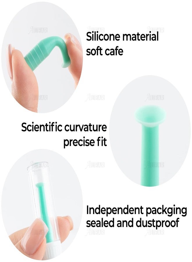 AUEAR, Pack of 10 Soft Silicone Contact Scleral Lens Insertion Tool Plunger for Hard Lenses Green Color - Image 4