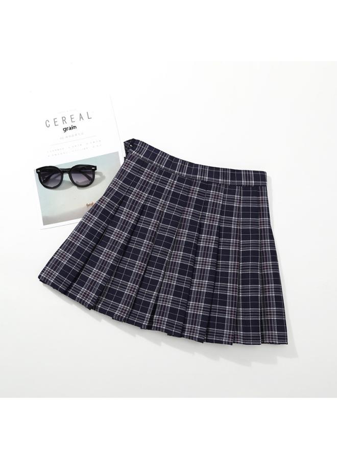 Children's Clothing New Korean Style Plaid Skirt For Middle And Big Children And Girls Summer Baby Waist Skirt Children's Pleated Skirt Costume 
