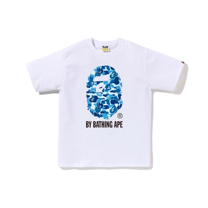 Japanese Trendy Brand Ape Children''s Short-Sleeve Summer Printed Ape T-Shirt for Boys and Girls, Casual Parent-Child Outfit - Image 1