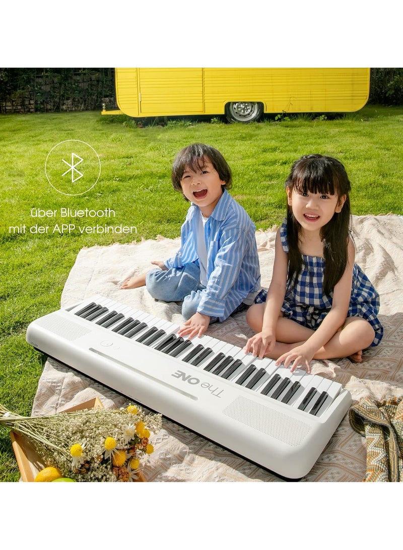 THE ONE The ONE Smart Keyboard COLOR 61 Keys Piano Keyboard, Music Keyboard with 256 Timbres, 64 Polyphony, 4 Speakers, Built-in LED Lights and Free Apps  - Image 5