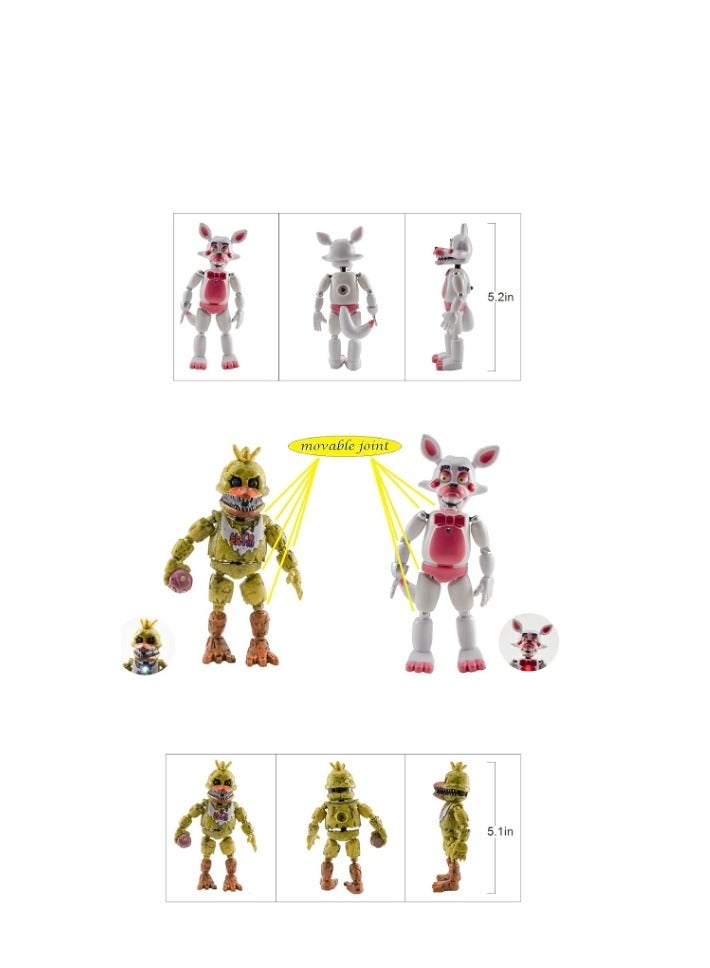 Y&D 6-Piece Five Nights At Freddy's Figure Set - Image 3