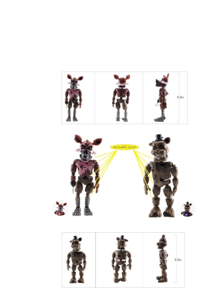 Y&D 6-Piece Five Nights At Freddy's Figure Set - Image 2