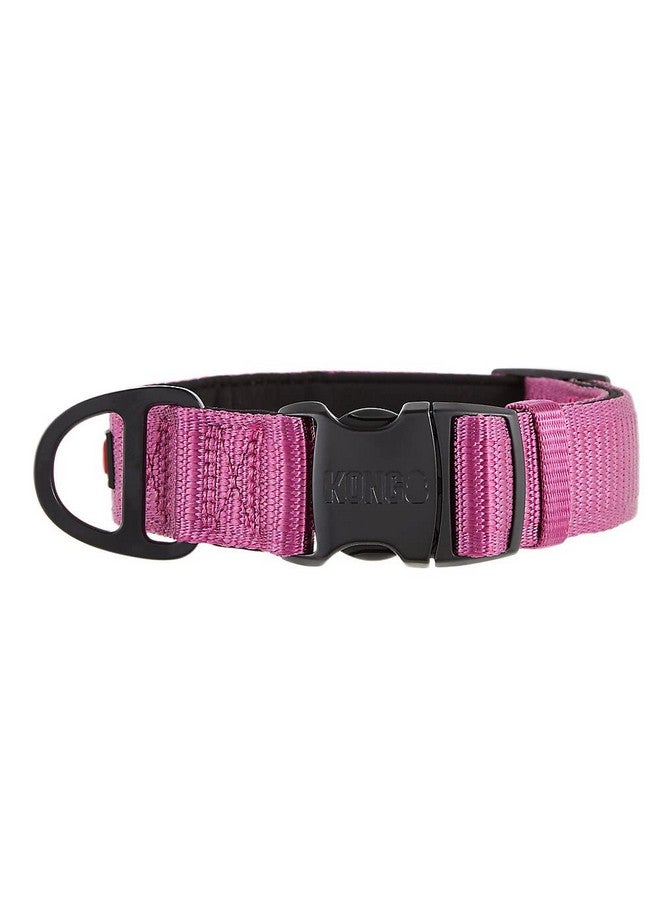 KONG Max HD Ultra Durable Neoprene Padded Dog Collar (Large, Pink) - Image 1