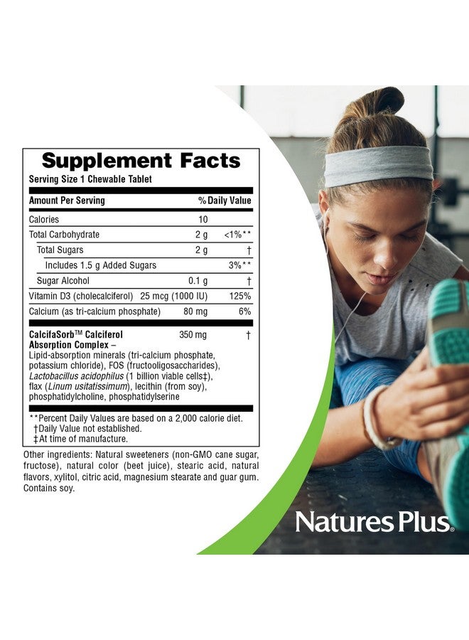 Natures Plus Nature's Plus - Adult's Chewable Vitamin D3 1000 IU - Maui Berry Burst Flavor, 90 count - Image 2