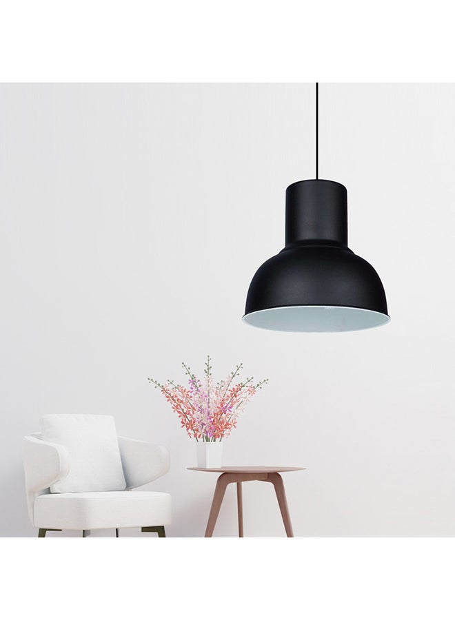 El Rawda Lighting Doma Ceiling Lamp - Single | modern decorative LED E27 pendant light ceiling lamp hanging | suitable for any room | Color: Black | Size: 70x30 cm - Image 2