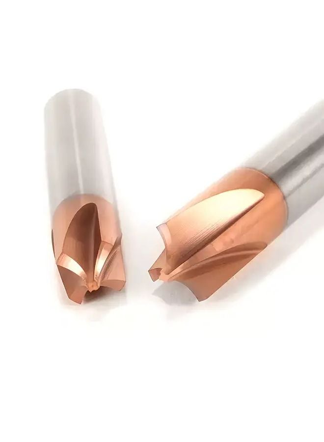 R3 0xD2xD8x60Lx4T قاطع تفريز حرف بمقدار 45 درجة لأعمال تشغيل المعادن الدقيقة باستخدام التحكم الرقمي الحوسبي - Image 4