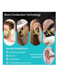 Excefore Pillow Speaker Bone Conduction Stereo, Bluetooth Wireless Music Sleep Headphones, Insomnia White Noise Machine for Side Sleepers, for Sleep Aid Under Sleep Pillow, for Adults and Baby  - Image 2