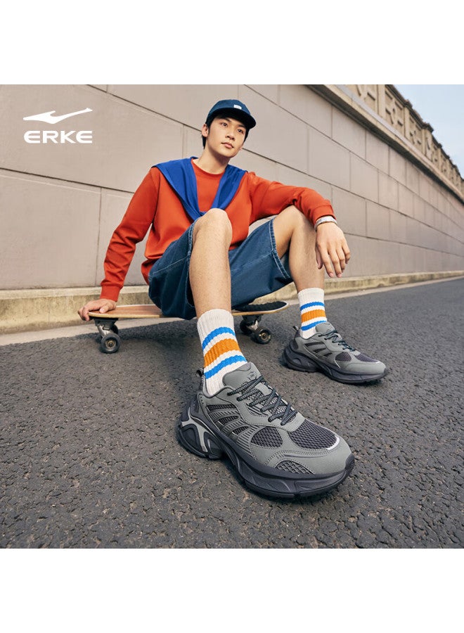 Erke Men's Casual Shoes, Autumn New Style Simple Versatile Dad Shoes, Comfortable Thick-soled Soft Cushioning Sneakers | Richi 3.0 - Image 1
