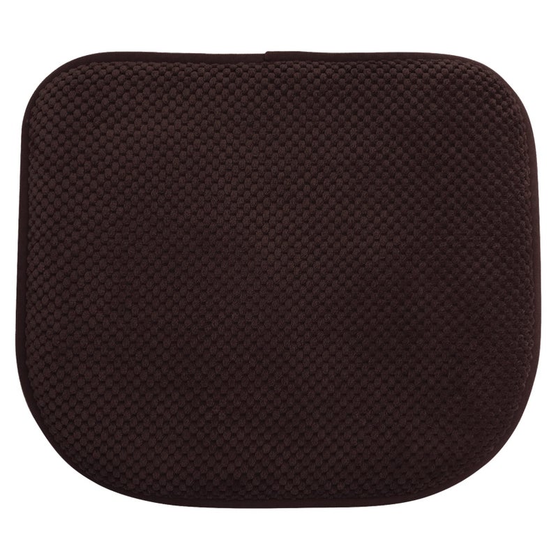 PAGGED Brown Foam Seat Cushions Kitchen Chairs Pads for Dining Chairs Non Slip Office Seat Cushions Washable U Shaped Soft Thick Large Metal Wooden Chair Cushions17 x 15 - Image 2