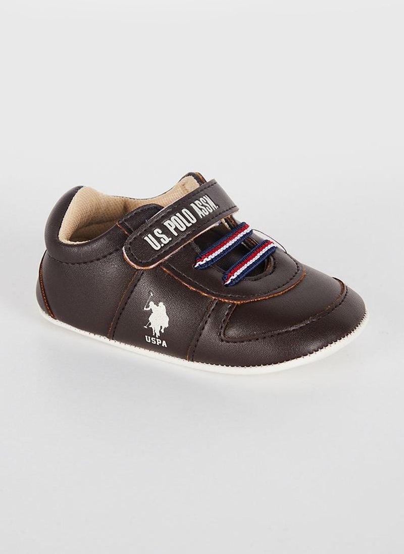 U.S. Polo Assn. U.S. Polo Assn. Baby Boys Brown Shoes - Image 1