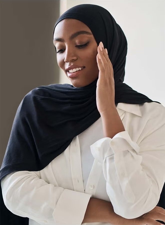 Pearl Chiffon Scarf Wrap Silk Scarf - Image 4