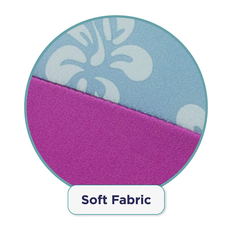 SwimSchool Swim Trainer Vest - Medium/Large Max 50 Pounds - Kids Swim Vest with Padded Shoulders -Comfortable Flex-Form-Fit Design with Adjustable Safety Strap - Pink/Aqua - Image 4