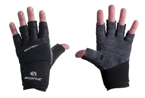 Bionic Mens Wrist Wrap Fitness Gloves - Image 3