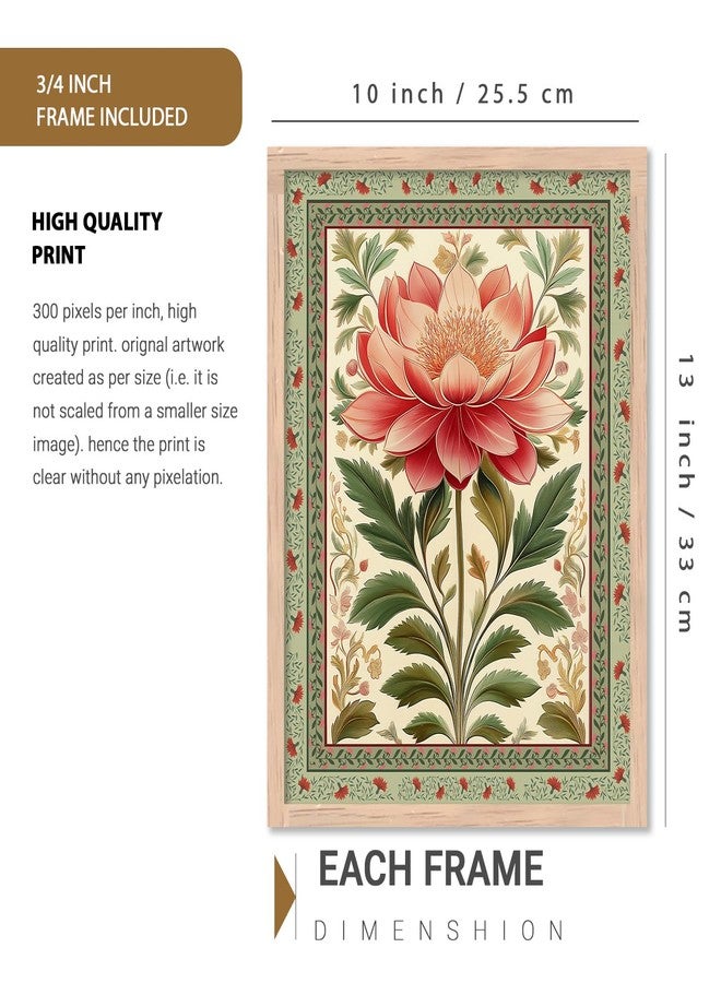 HOTHOUSE Pichwai Art Painting for Wall Decoration | Wall Poster With frames | Traditional Indian Wall Art Madhubani Paintings for Living Room | Framed Wall Painting for Home Room Bedroom Office Wall Décor Wall Paintings For Home Decoration | Indian Wall Art Home Decor Frames | set of 2 (Art-7, 10x13 inch, Framed) - Image 2