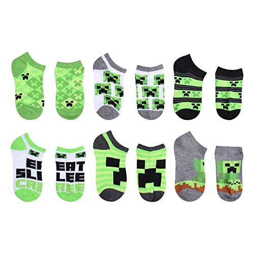 Minecraft Boy's Medium Green (6-Pack), 6/8 - Image 2