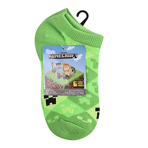 Minecraft Boy's Medium Green (6-Pack), 6/8 - Image 3